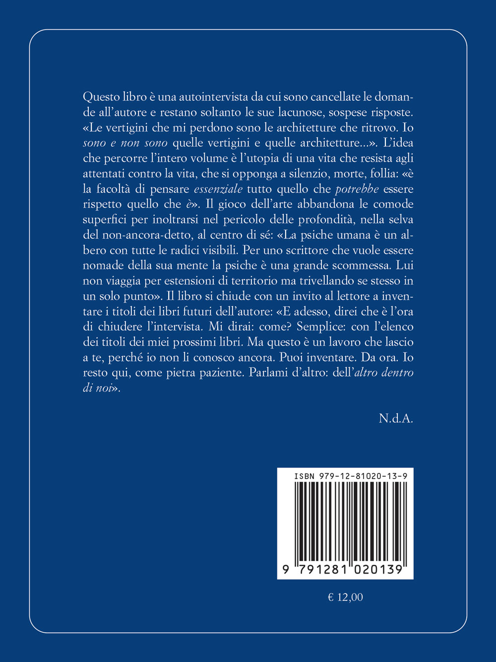 Marco Ercolani, L'altro dentro di noi, Anterem 2023